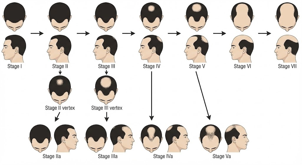 ハミルトン・ノーウッド分類で進行パターンを確認する