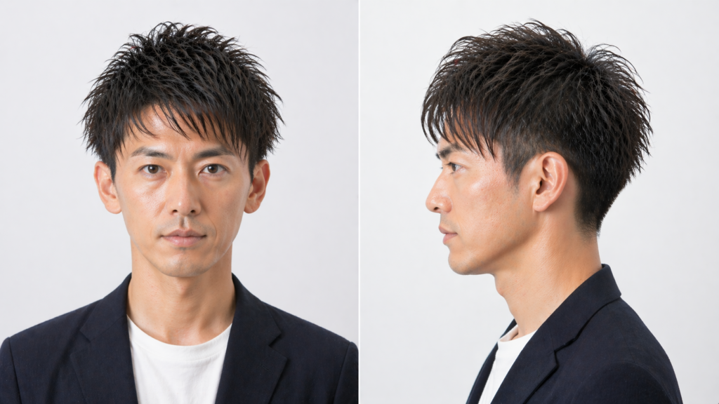 ショートレイヤー｜軽さと動きで全体のボリューム不足を補う