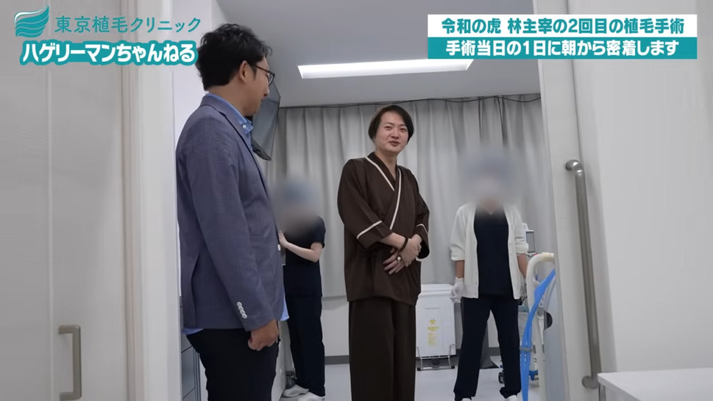 2回目の植毛施術がスタート
